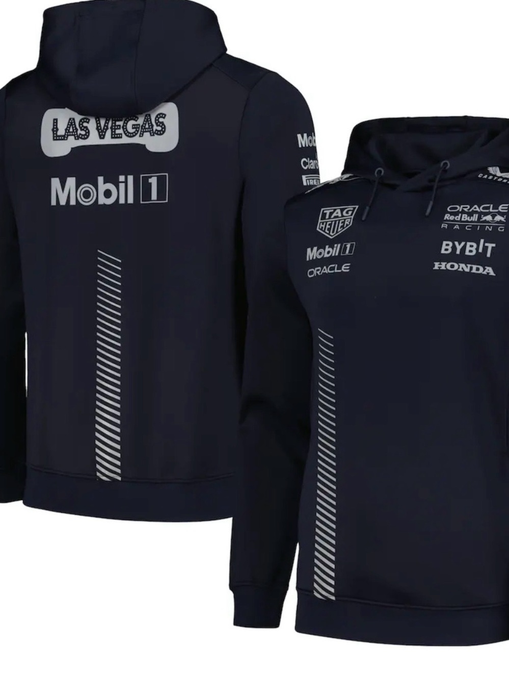 NWT unisex Castore Navy Red Bull Racing Las Vegas Grand Prix Hoodie